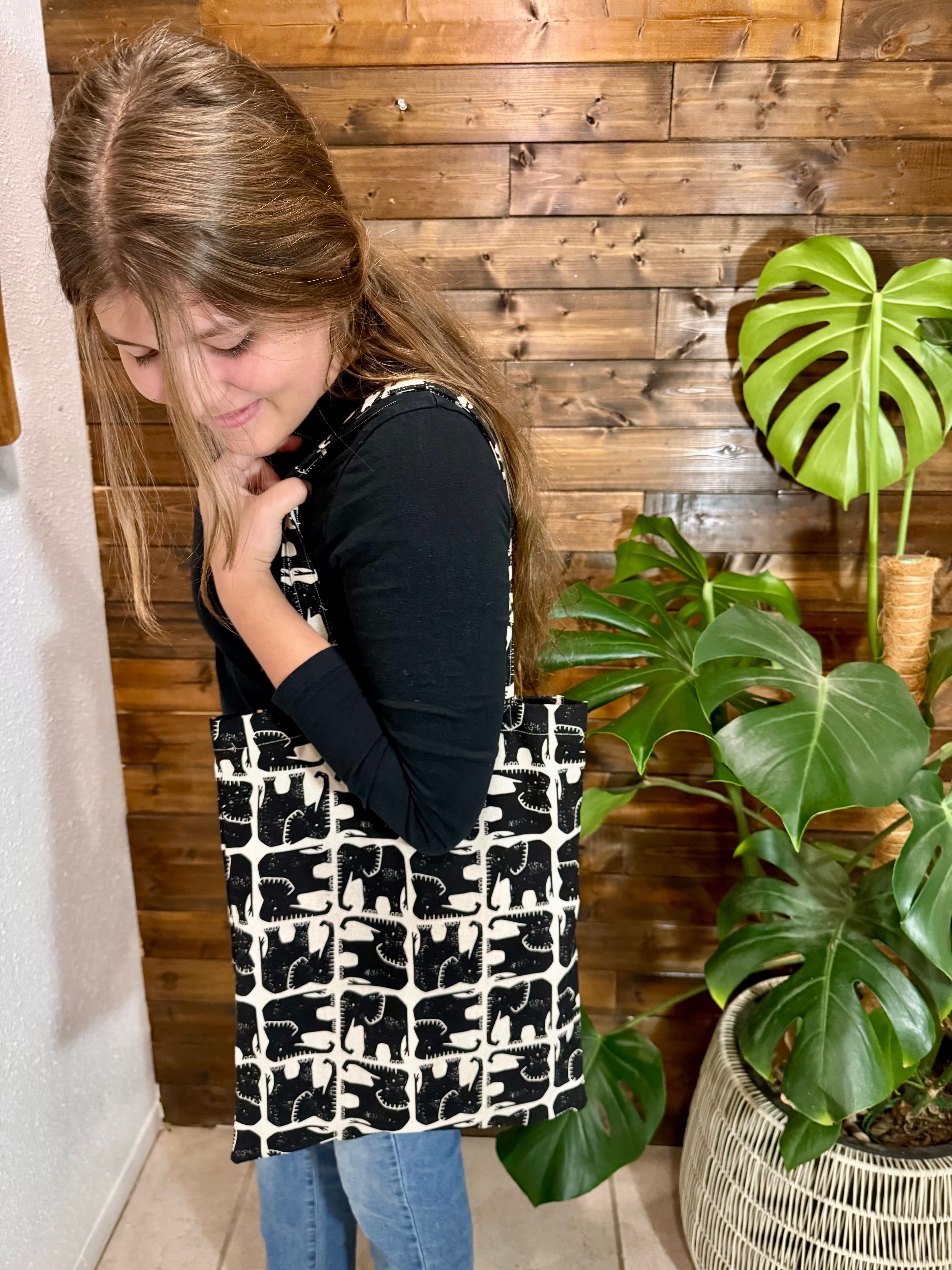 French Seam Structured Tote