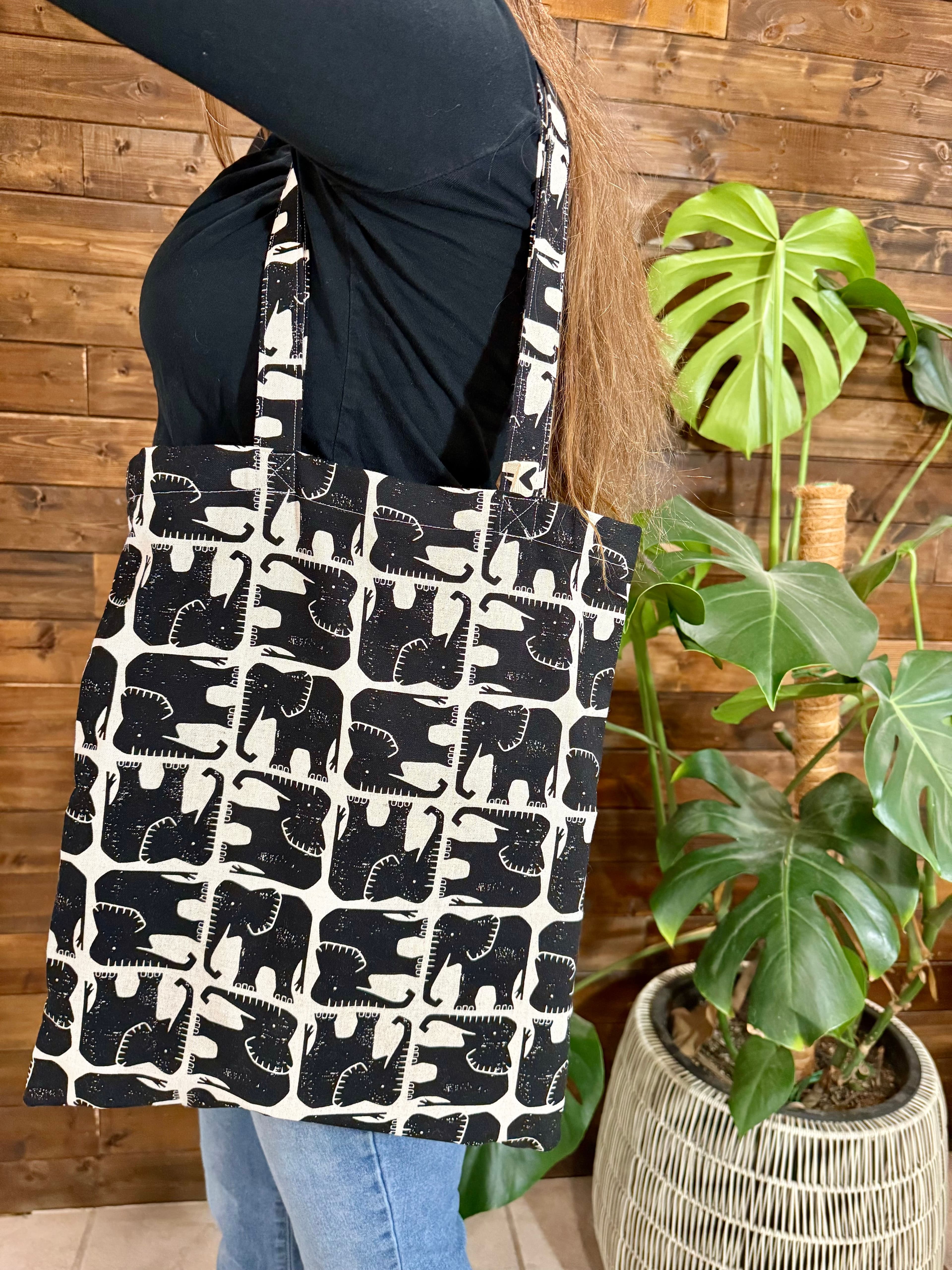 French Seam Structured Tote
