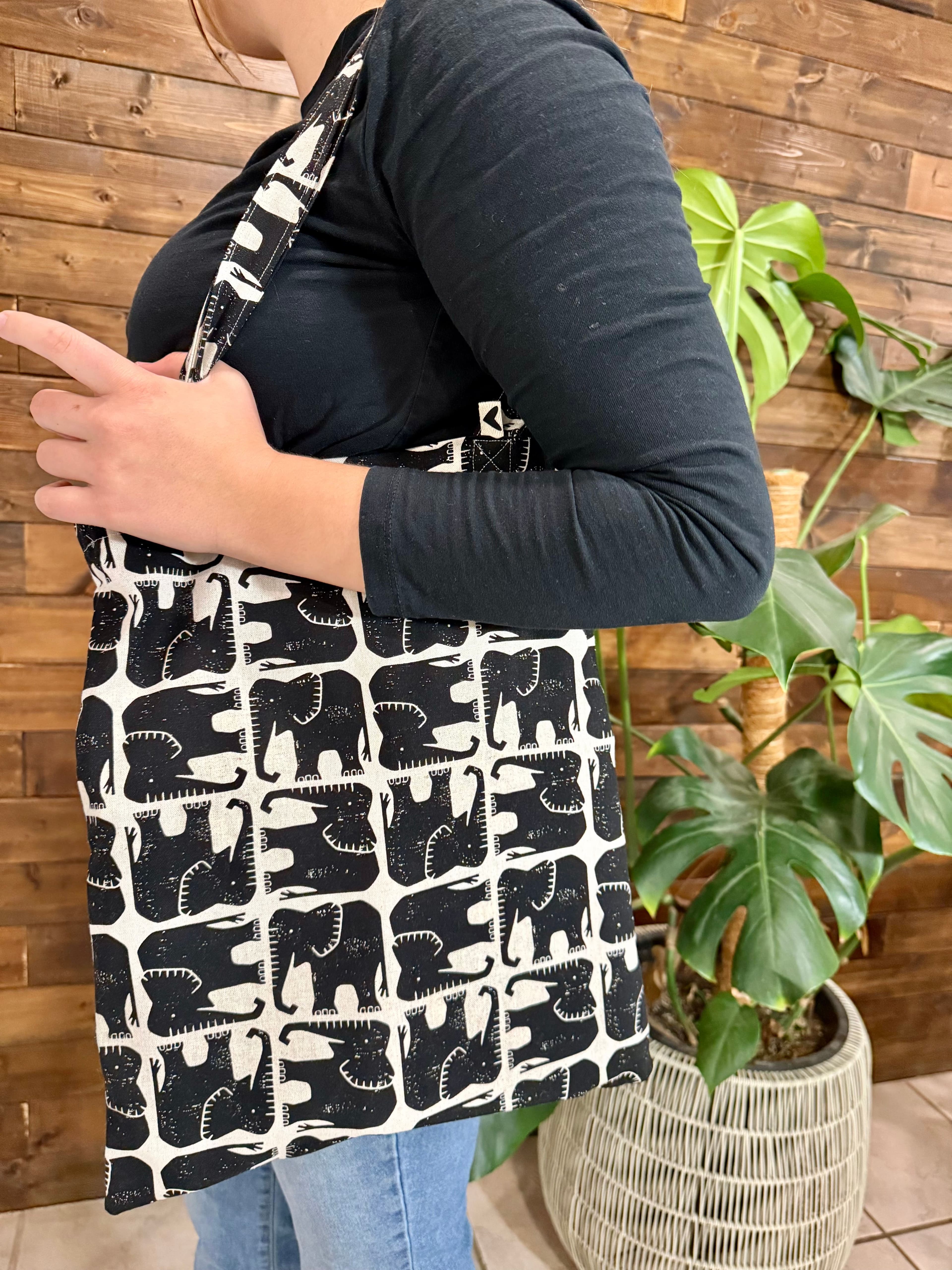 French Seam Structured Tote
